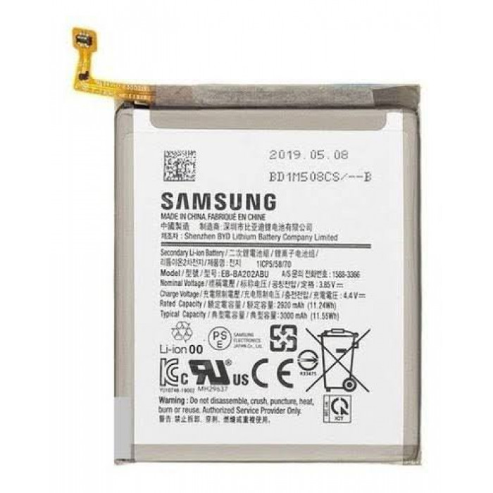 samsung a20 battery specs